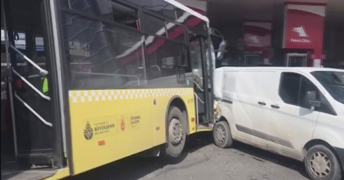 Son dakika: Sürücüsü kalp krizi geçiren İETT otobüsü kaza yaptı!