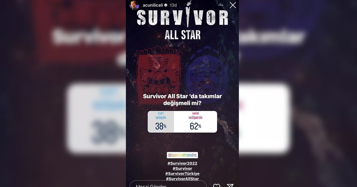 Survivorda yeni takımlar belli oldu