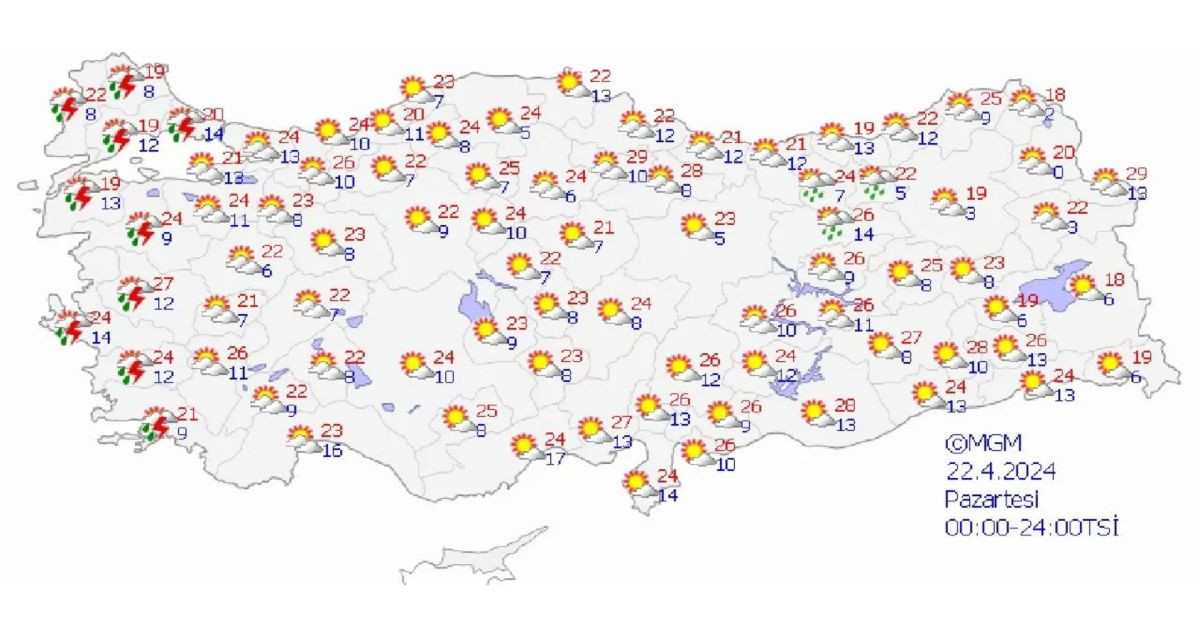 Toz taşınımı ve yağmur geliyor: Meteoroloji’den kıyı bölgelere uyarı