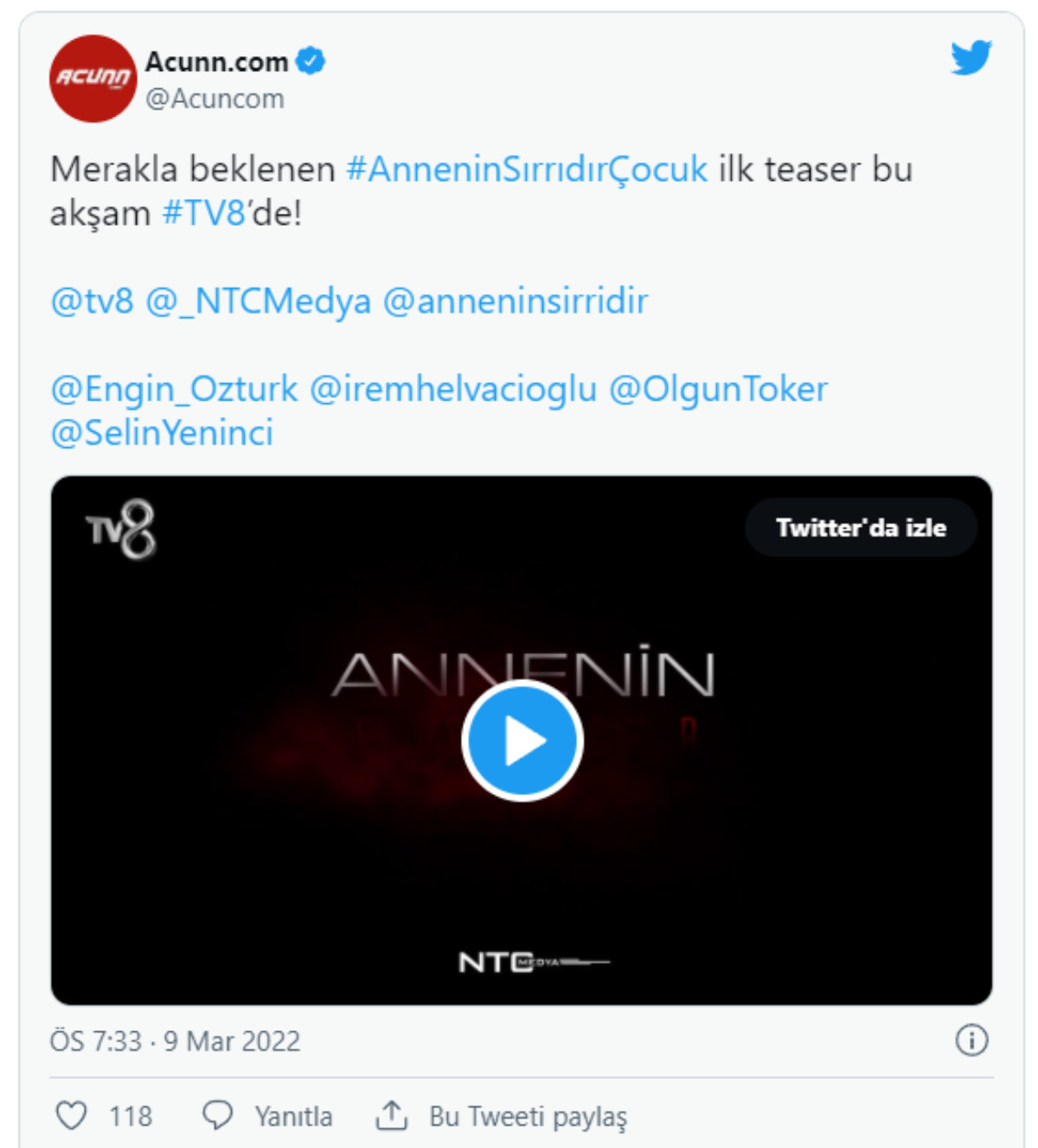 Annesinin sırrdır çocuk ilk bölüm teaser