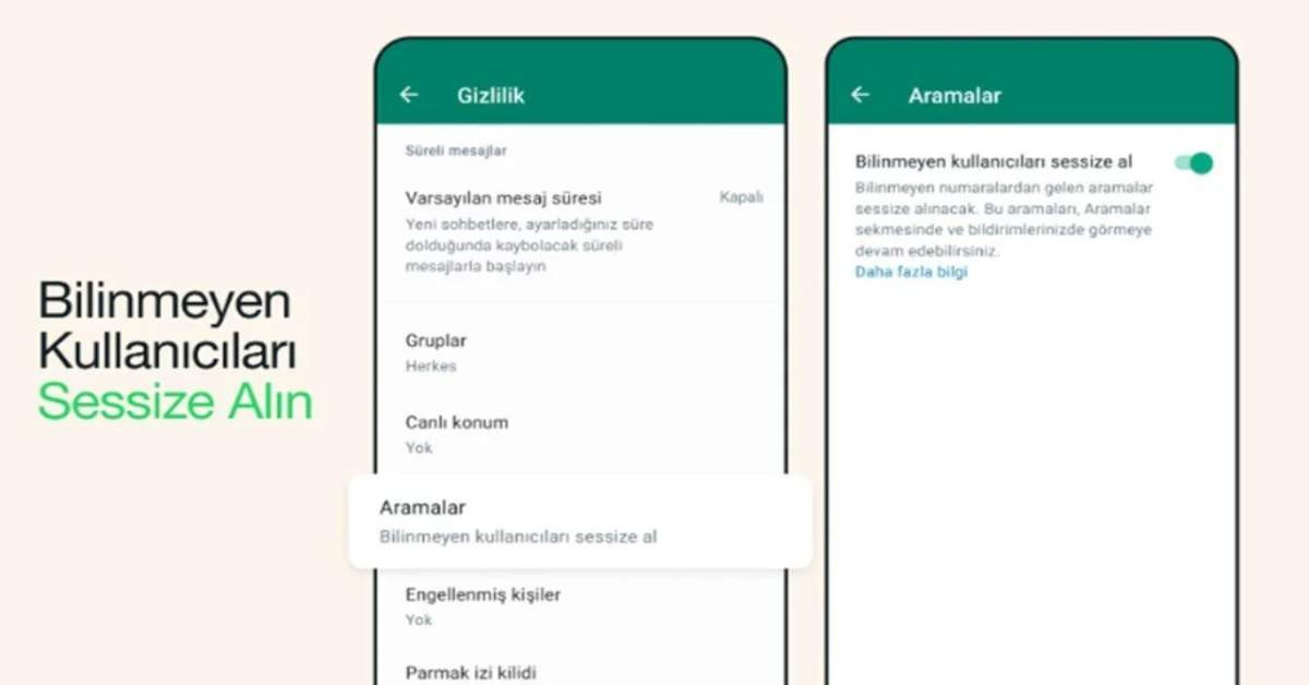 Whatsapp Bilinmeyen Kullanıcılar