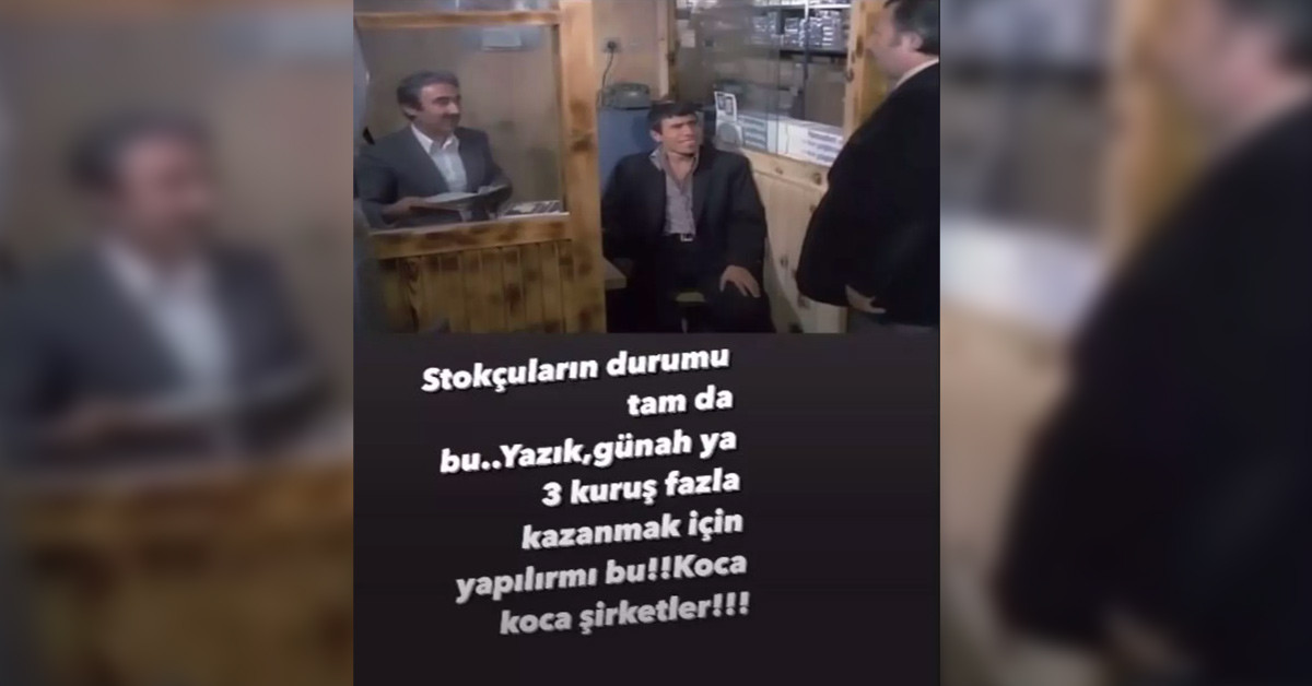 Alişan yağ stokçuluğuna isyan etti