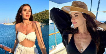 Fahriye Evcen’in tatil aşkı bitmiyor: Oğulları Karan ve Kerem ile plaj pozu