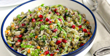 Lezzetine doyum olmaz protein deposu salata tarifi: Yeşil mercimek salatası