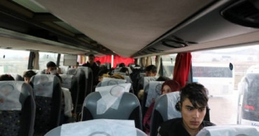 500 Mülteci Bolu'dan Edirne'ye Yola Çıktı