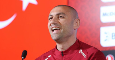 A Milli Futbol Takımı kaptanı Burak Yılmaz, Portekiz'e laf olsun diye gelmedik turu geçmek istiyoruz dedi