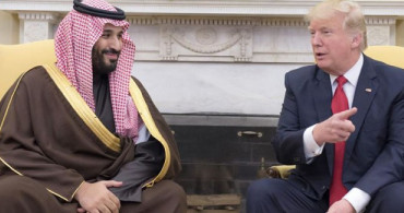 ABD Başkanı Trump ile Suudi Arabistan Veliaht Prensi Muhammed bin Selman İle Görüştü