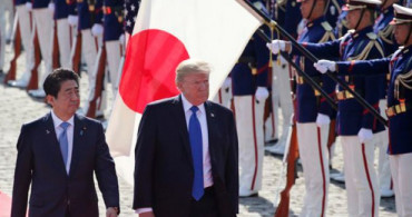 ABD Başkanı Trump Japonya'da 