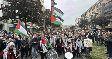 Almanya'da Filistin İçin Yapılan Gösterilere Polis Müdahalesi