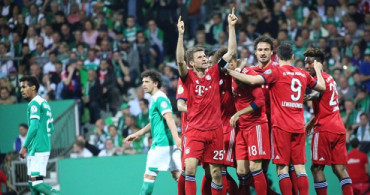 Almanya Kupası Yarı Final: Werder Bremen 2-3 Bayern Münih (Maç Sonucu)