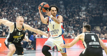 Anadolu Efes Sırbistan'da kayıp: Partizan'a mağlup oldu