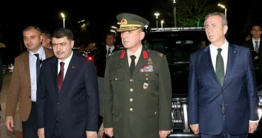 Ankara Büyükşehir Belediye Başkanı Mansur Yavaş, Cumhurbaşkanı Erdoğan'ı Karşıladı