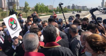 Ankara'da Baro Başkanları İle Polis Arasında Arbede Yaşandı
