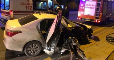 Ankara'da Ehliyetsiz Sürücü Kaza Yaptı: 2 Kişi Yaralı