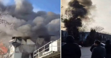 Ankara’da korkutan fabrika yangını: Dumanlar gökyüzünü kapladı