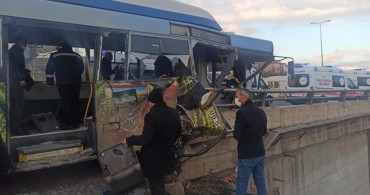 Ankara'da Korkutan Kaza: Halk Otobüsü Viyadüklere Çarptı, Çok Sayıda Yaralı Var!