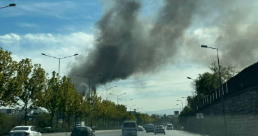Ankara’da korkutan yangın: Dumanlar gökyüzünü kapladı
