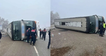 Ankara'da yolcu otobüsü kaza yaptı! Çok sayıda yaralı var