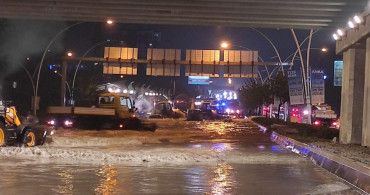 Ankara’yı sağanak yağış vurdu: Yollar göle döndü metroyu su bastı