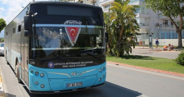 Antalya'da Toplu Ulaşım 19 Mayıs'ta Ücretsiz Olacak