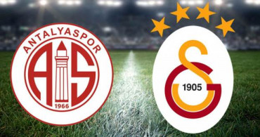Antalyaspor-Galatasaray Maçının Muhtemel 11'leri Belli Oldu