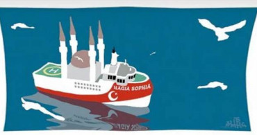 Ayasofya'yı Hazmedemeyen Yunan Basını Acısını Karikatürize Etti