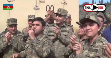 Azerbaycan Askerlerinin Coşkulu Anları: Karabağ'da İlerleyişlerini Kutladılar