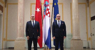 Bakan Çavuşoğlu Hırvatistan Cumhurbaşkanı İle Görüştü