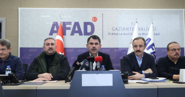 Bakan Kurum Gaziantep’te: Çalışmalara dair son dakika gelişmelerini aktardı