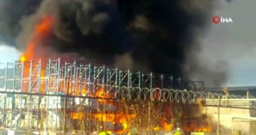Balıkesir'de Yağ Fabrikasında Yangın Çıktı