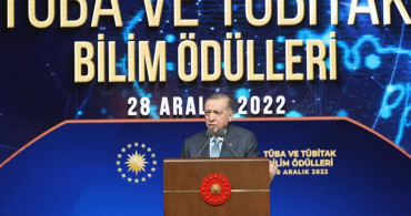 Başkan Erdoğan, TÜBİTAK ve TÜBA Bilim Ödülleri Töreni’nde konuştu: Şahlanışa geçiyoruz