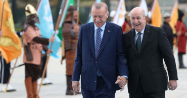 Başkan Recep Tayyip Erdoğan, Cezayirli mevkidaşı Abdülmecid Tebbun'u Ankara'da resmi törenle karşıladı!