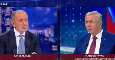Belediye Başkanı Mansur Yavaş, Fatih Altaylı'ya Sinirlendi