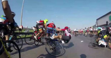 Bursa Uluslararası Bisiklet Yarışı’nda Kaza Yaşandı
