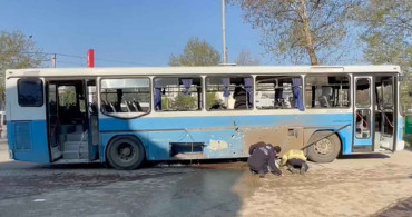 Bursa'da infaz koruma memurlarını taşıyan otobüsün patlama anı görüntüleri ortaya çıktı!
