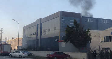 Bursa'da Tekstil Fabrikasında Yangın!