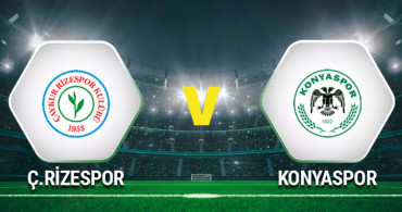 Çaykur Rizespor Konyaspor maç özeti ve golleri izle Bein Sports 1  Rize Konya youtube geniş özeti ve maçın golleri