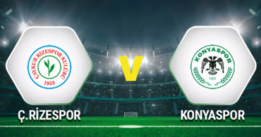 Çaykur Rizespor Konyaspor maç özeti ve golleri izle Bein Sports 1  Rize Konya youtube geniş özeti ve maçın golleri