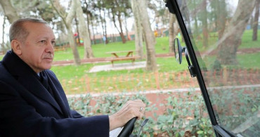 Cumhurbaşkanı Erdoğan 15 Temmuz Millet Bahçesini Gezdi