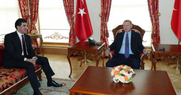 Cumhurbaşkanı Erdoğan, IKBY Başkanı Barzani'yi Kabul Etti