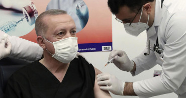 Cumhurbaşkanı Erdoğan, İkinci Doz Aşıyı Oldu