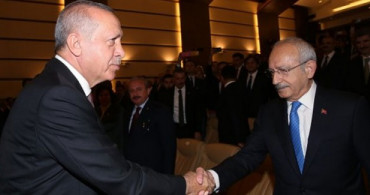 Cumhurbaşkanı Erdoğan ile CHP Lideri Kemal Kılıçdaroğlu Tokalaşırken Birbirlerine Bakmadı