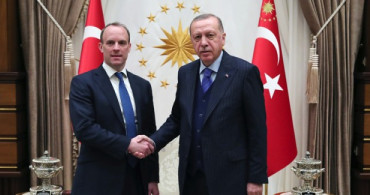 Cumhurbaşkanı Erdoğan, İngiltere Dışişleri Bakanı Raab'ı Kabul Etti