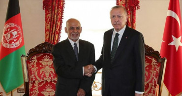 Cumhurbaşkanı Erdoğan Mevkidaşı Eşref Gani ile Görüştü