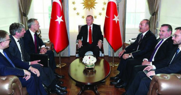 Cumhurbaşkanı Erdoğan NATO Sekreteri Stoltenberg'i Kabul Etti
