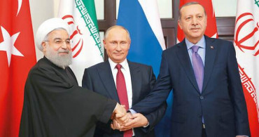 Cumhurbaşkanı Erdoğan, Putin ve Ruhani'den Ortak Açıklama