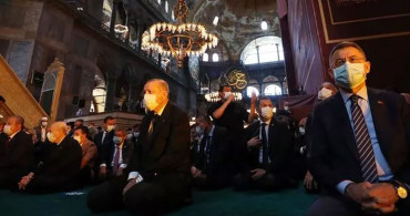 Cumhurbaşkanı Erdoğan'dan Ayasofya Camii Mesajı: Kıyamete Kadar Eksik Olmayacak