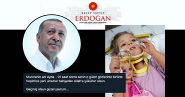 Cumhurbaşkanı Erdoğan'dan Ayda Bebeğe Mesaj