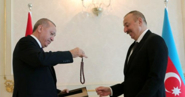 Cumhurbaşkanı Erdoğan'dan İlham Aliyev'e Hediye
