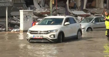 Depremin ardından sular yükseldi: 200 metre iç kısımlara doğru ilerledi